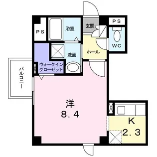 アベニュ-千里丘【3階】の間取り
