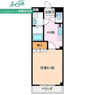フルスパッセンB【1階】の間取り