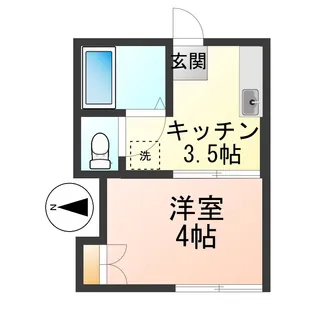 ルビーハイツ【2階】の間取り