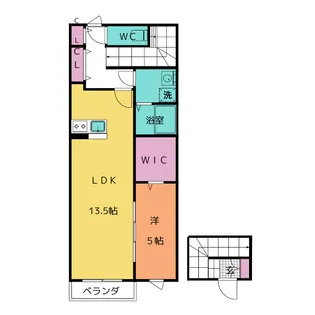 クラス大和町【2階】の間取り