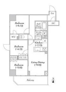 ASMACI MAISON両国II【2階】の間取り