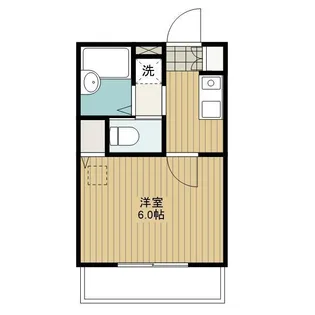 ハーモニー成島【1階】の間取り