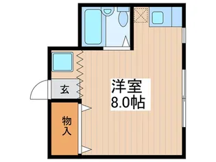 パークサイドカタクラ【2階】の間取り