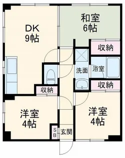 クレセールフジ【3階】の間取り