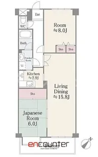 パークハイツ駒込【3階】の間取り