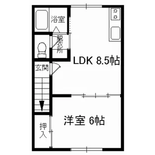 サニーライフ青柳【2階】の間取り