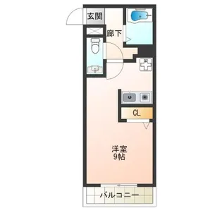 サンハイツ岸里【5階】の間取り