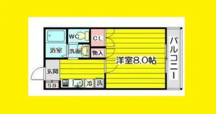 ドミトリオ仁王田【5階】の間取り