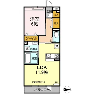 SPIRALTOWN【2階】の間取り