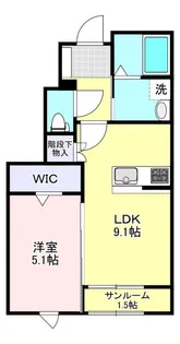 リコルド白坂【1階】の間取り