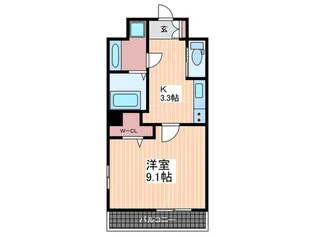 KDXレジデンス舟入幸町【11階】の間取り