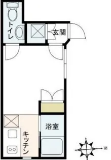 HALEIE羽田【1階】の間取り
