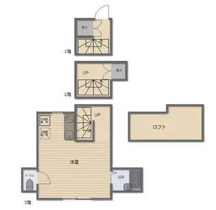 パステルコート【3階】の間取り