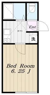 シティハイム大野【2階】の間取り