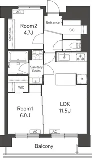 BELLEVIAGE SHIMURA【1階】の間取り