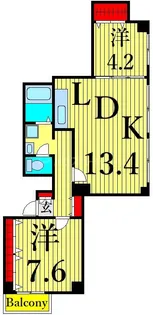 町屋レジデンス【7階】の間取り