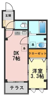 プレミアムコートアネックス【1階】の間取り