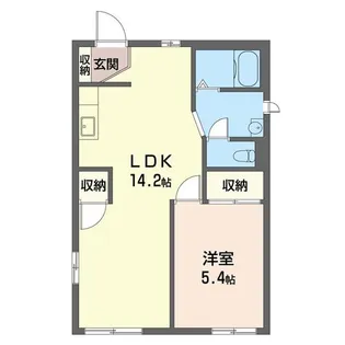 ドミール青葉台【2階】の間取り