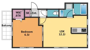 Sun-Rich【2階】の間取り