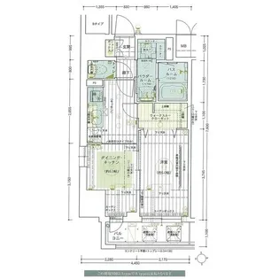 エステムコート北堀江【4階】の間取り