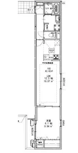 ピースコート登戸IV【2階】の間取り