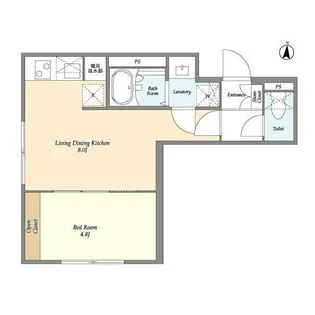 CASA GRAZIE 池袋【5階】の間取り