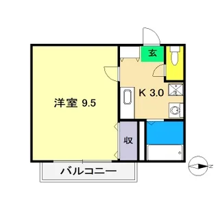 エスパースユイット【3階】の間取り