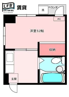 キョウゴクハイツ【2階】の間取り