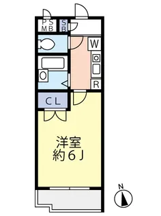 グランヴァン西落合【4階】の間取り