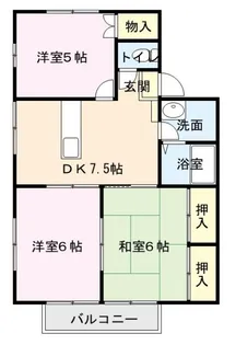 アヴェニール・エムA【1階】の間取り