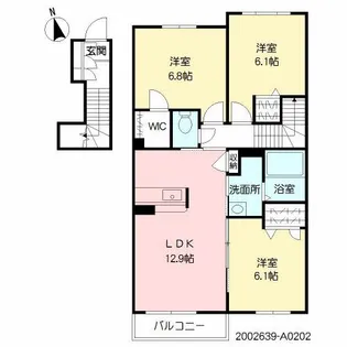 レガシー【2階】の間取り