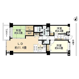 アベニュー音羽【5階】の間取り