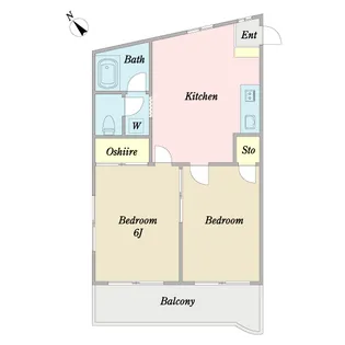 コーポ・サンヴェール【2階】の間取り