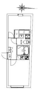 ルーデンス北千住【4階】の間取り