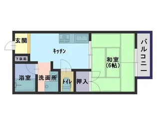 コーポベガ【1階】の間取り