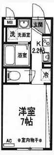 monad SASAZUKA【3階】の間取り