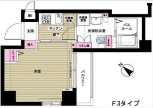 フェニックス日本橋浜町壱番館【3階】の間取り