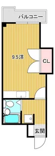KSKビル【4階】の間取り