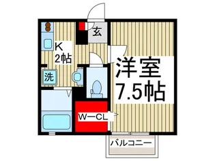 コーポエメラルドII【2階】の間取り