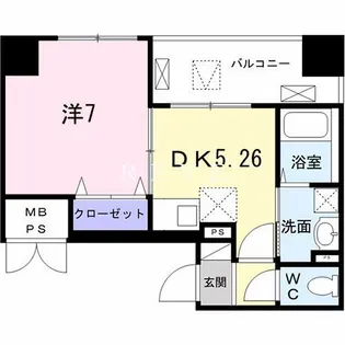 Field-V 築地【5階】の間取り