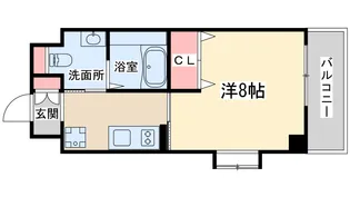 インベスト北梅田【5階】の間取り
