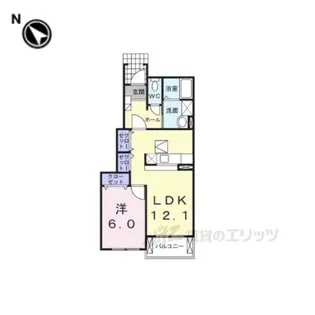 フレーシュA【1階】の間取り