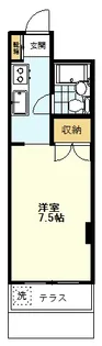 第2パレス富士本【1階】の間取り