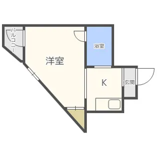 サンプラザ京橋【1階】の間取り