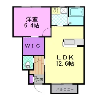 リヴィエール【1階】の間取り
