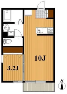 ミモザ館【1階】の間取り