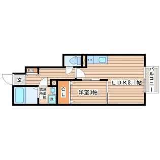 Larimar(ラリマール)【1階】の間取り