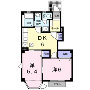 サンライズ・ヒル【1階】の間取り