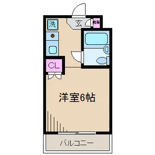 サカエフラット元住吉【2階】の間取り