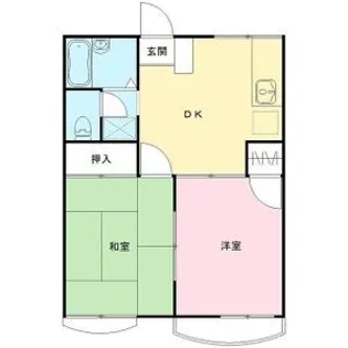 グリーンコーポII【2階】の間取り